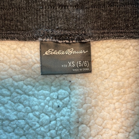 EDDIE BAUER Fleece Cold Weather Sweatpants Size XS (5/6) Gray - Picture 5 of 9